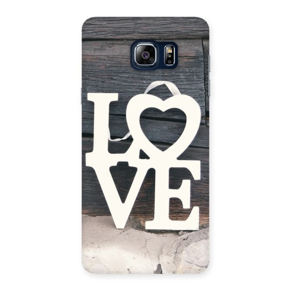 Wood Love Lock Back Case for Galaxy Note 5