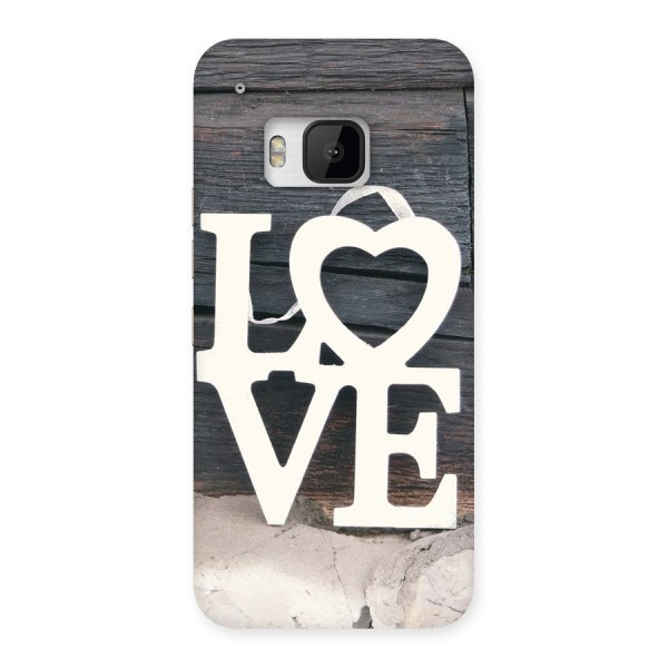 Wood Love Lock Back Case for HTC One M9