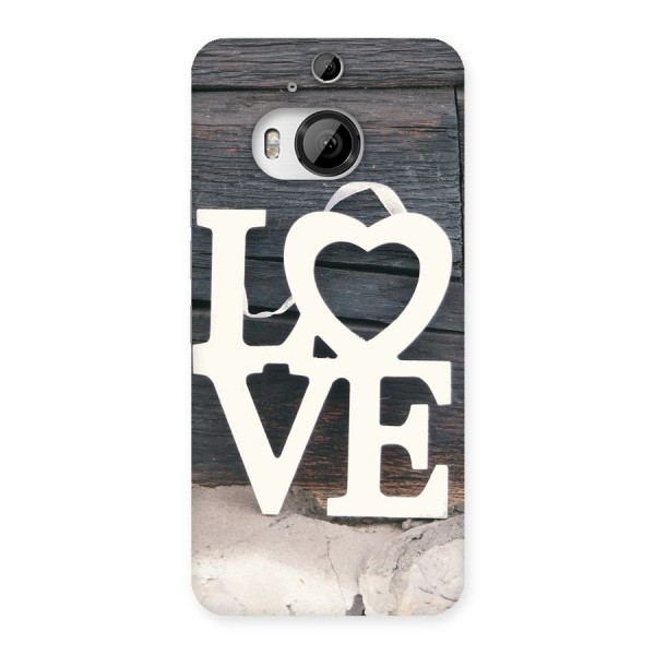 Wood Love Lock Back Case for HTC One M9 Plus