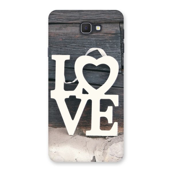 Wood Love Lock Back Case for Samsung Galaxy J7 Prime