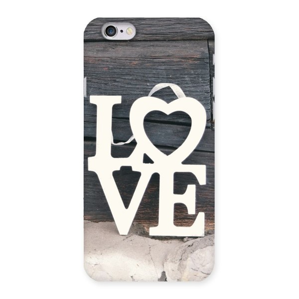 Wood Love Lock Back Case for iPhone 6 6S