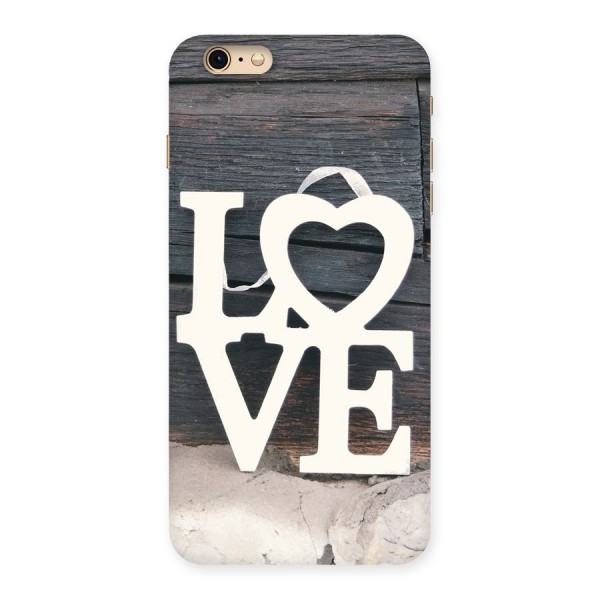 Wood Love Lock Back Case for iPhone 6 Plus 6S Plus