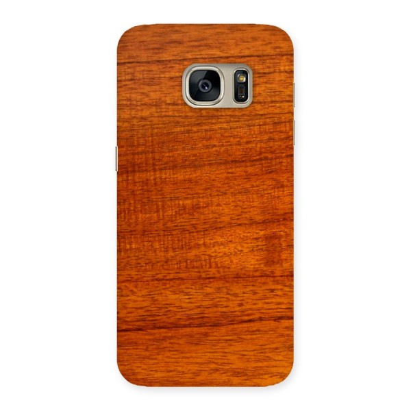 Wood Texture Design Back Case for Galaxy S7