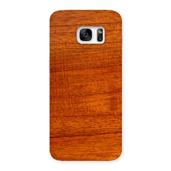 Wood Texture Design Back Case for Galaxy S7 Edge