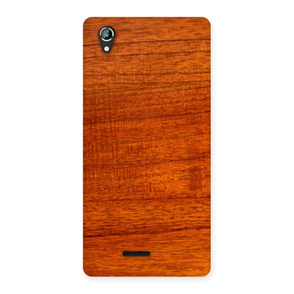 Wood Texture Design Back Case for Lava Iris 800
