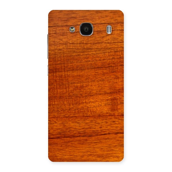Wood Texture Design Back Case for Redmi 2 Prime