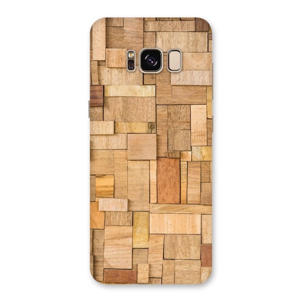 Wooden Blocks Back Case for Galaxy S8