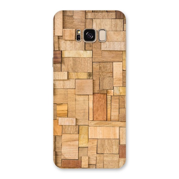 Wooden Blocks Back Case for Galaxy S8 Plus
