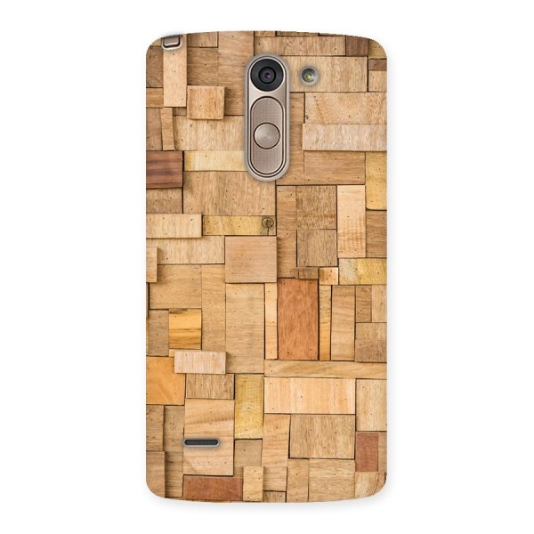 Wooden Blocks Back Case for LG G3 Stylus
