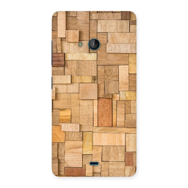 Wooden Blocks Back Case for Lumia 540