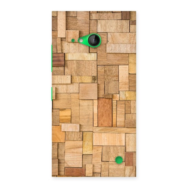 Wooden Blocks Back Case for Lumia 730