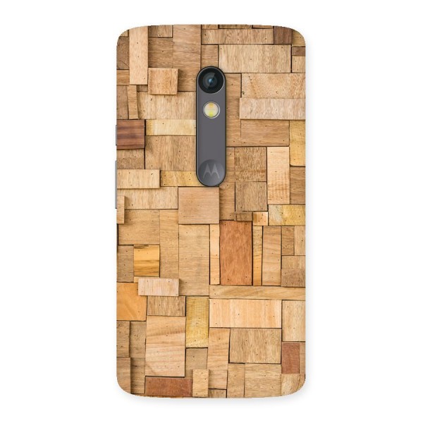 Wooden Blocks Back Case for Moto X Play