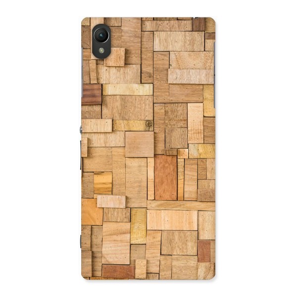 Wooden Blocks Back Case for Sony Xperia Z1