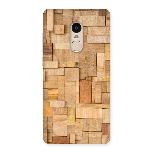 Wooden Blocks Back Case for Xiaomi Redmi Note 4