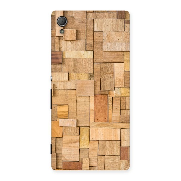 Wooden Blocks Back Case for Xperia Z3 Plus