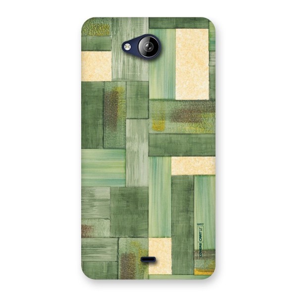 Wooden Green Texture Back Case for Canvas Play Q355