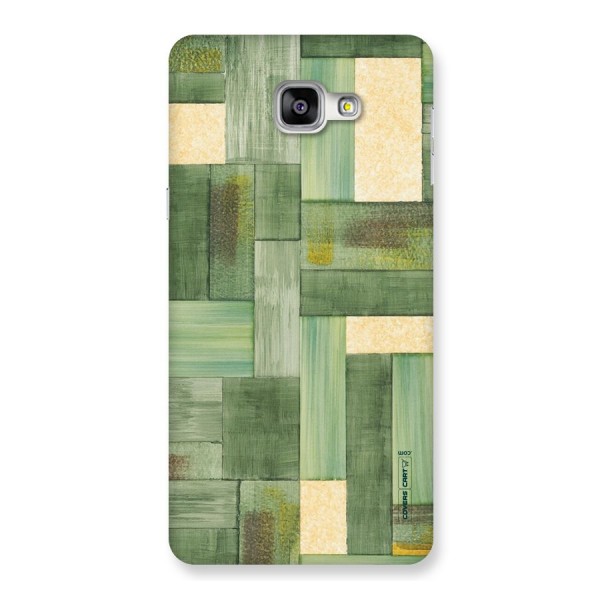 Wooden Green Texture Back Case for Galaxy A9