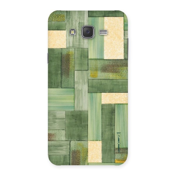 Wooden Green Texture Back Case for Galaxy J7