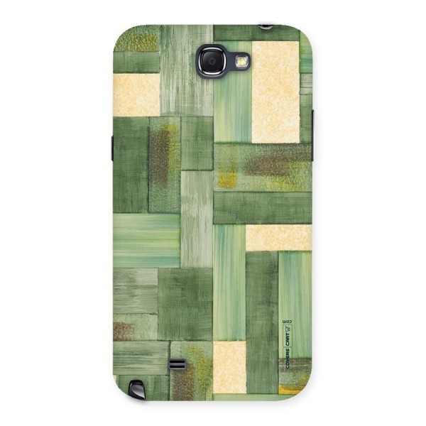 Wooden Green Texture Back Case for Galaxy Note 2