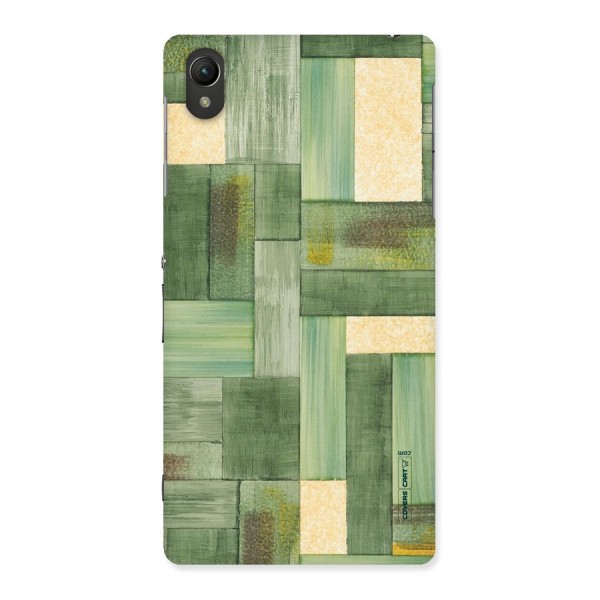 Wooden Green Texture Back Case for Sony Xperia Z2