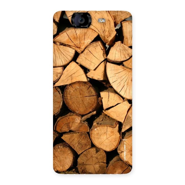 Wooden Logs Back Case for Canvas Knight A350