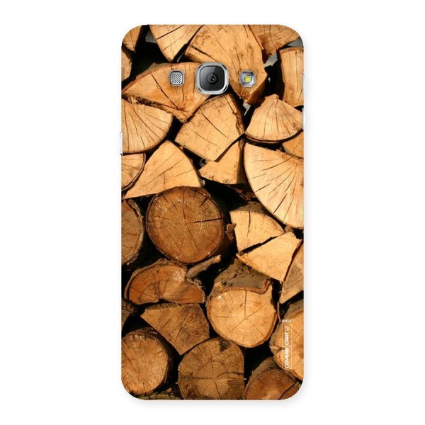 Wooden Logs Back Case for Galaxy A8