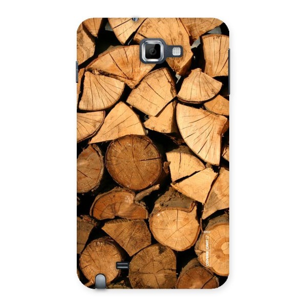 Wooden Logs Back Case for Galaxy Note