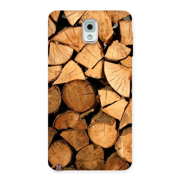 Wooden Logs Back Case for Galaxy Note 3