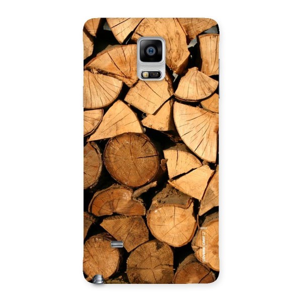 Wooden Logs Back Case for Galaxy Note 4