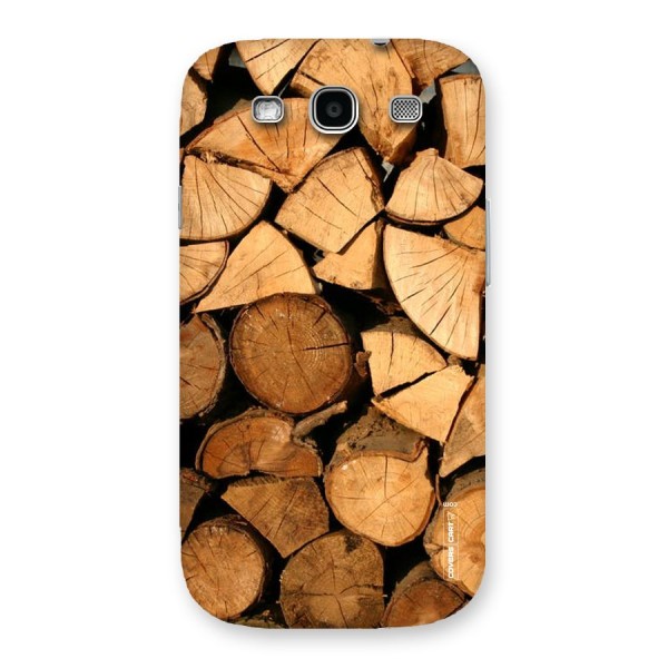 Wooden Logs Back Case for Galaxy S3