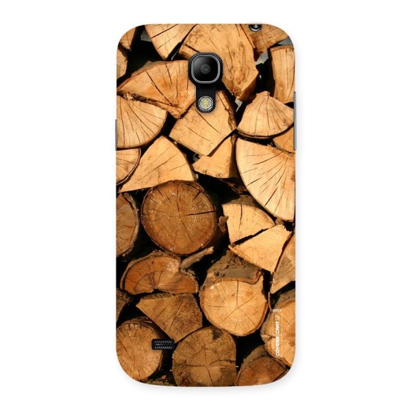 Wooden Logs Back Case for Galaxy S4 Mini