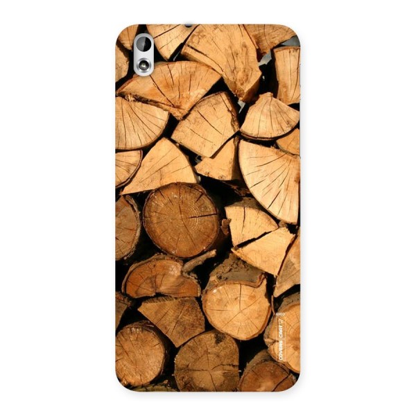 Wooden Logs Back Case for HTC Desire 816