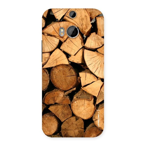Wooden Logs Back Case for HTC One M8