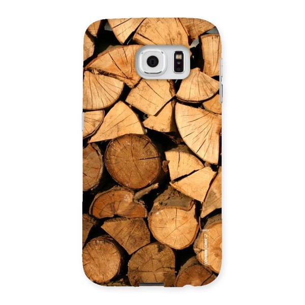 Wooden Logs Back Case for Samsung Galaxy S6