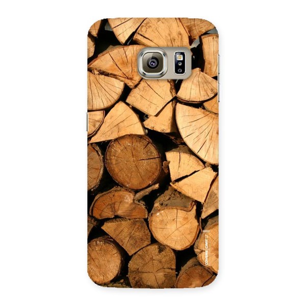Wooden Logs Back Case for Samsung Galaxy S6 Edge Plus