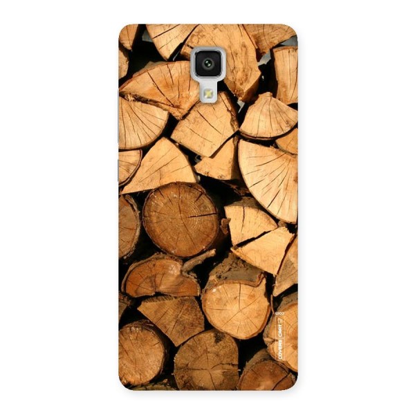 Wooden Logs Back Case for Xiaomi Mi 4