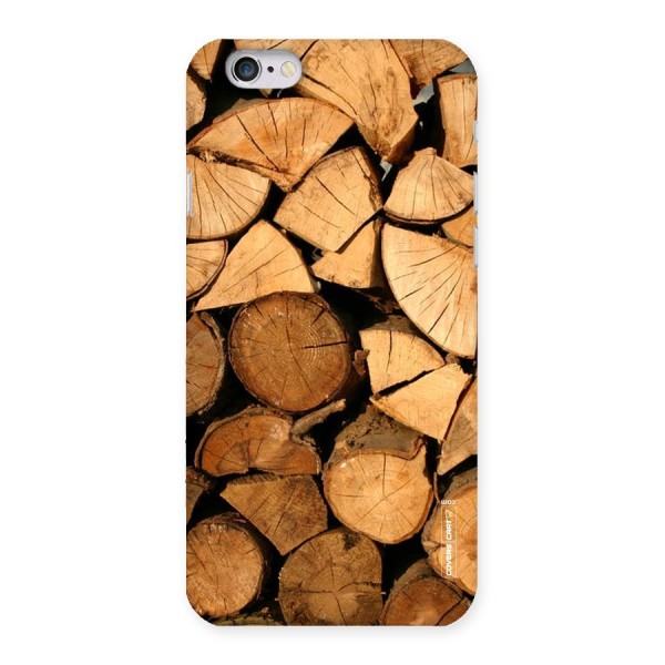 Wooden Logs Back Case for iPhone 6 6S