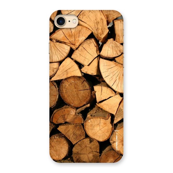 Wooden Logs Back Case for iPhone 7