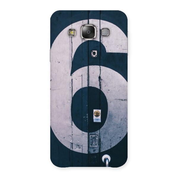 Wooden Six Back Case for Galaxy E7