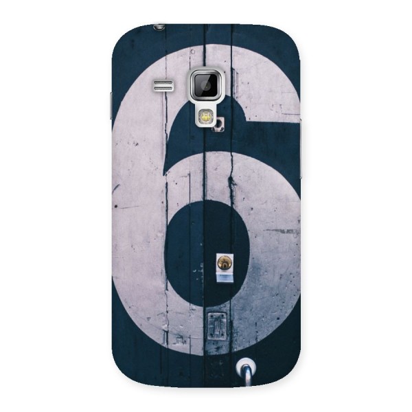 Wooden Six Back Case for Galaxy S Duos