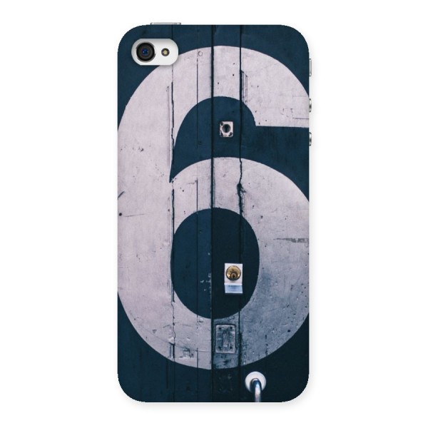 Wooden Six Back Case for iPhone 4 4s