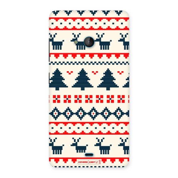 Christmas Design Pattern Back Case for Lumia 540