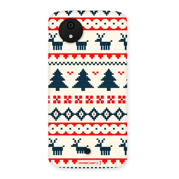 Christmas Design Pattern Back Case for Micromax Canvas A1