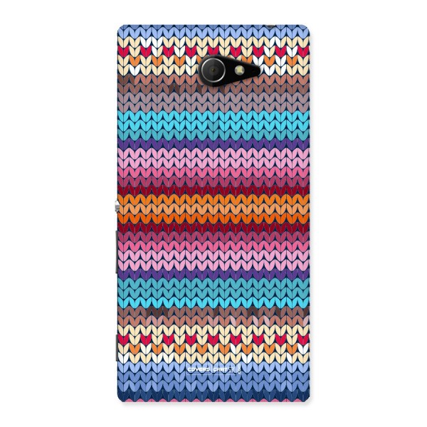Woolen Back Case for Sony Xperia M2