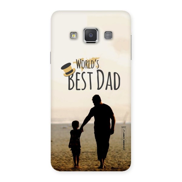 Worlds Best Dad Back Case for Galaxy A3