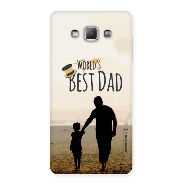 Worlds Best Dad Back Case for Galaxy A7