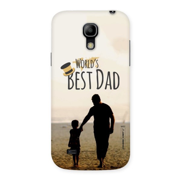 Worlds Best Dad Back Case for Galaxy S4 Mini