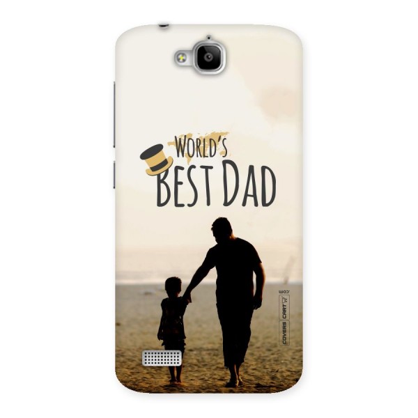 Worlds Best Dad Back Case for Honor Holly