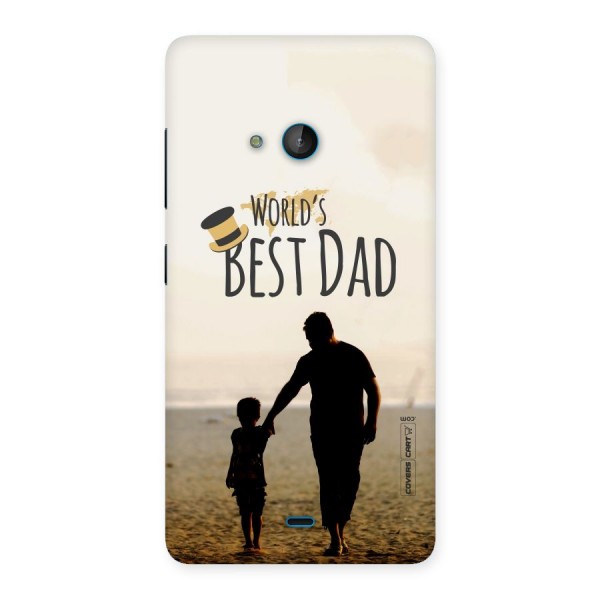 Worlds Best Dad Back Case for Lumia 540