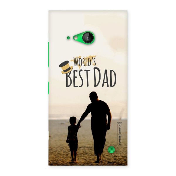 Worlds Best Dad Back Case for Lumia 730